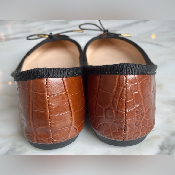 AGL Jomy Pointed Toe Ballet Flat, Cognac, Size 38 (8) - Picture 9 of 16